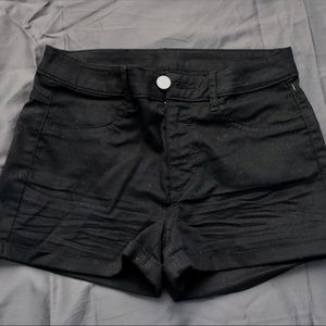 Black High Waisted Shorts